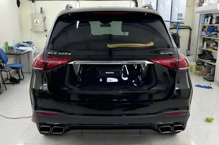 Задній дифузор GLE63 AMG (з насадками Black) для Mercedes GLE W167