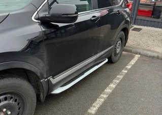 Бокові пороги OEM (2 шт., алюм.) для Honda CRV 2017-2022 рр