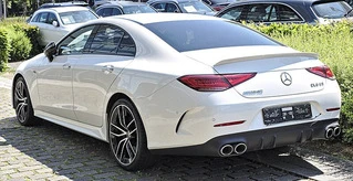 Задній дифузор з насадками (Дизайн GT53) для Mercedes CLS C257 2018- рр