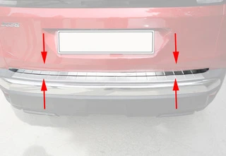 Кромка багажника (нерж) Carmos - Турецька сталь для Peugeot 3008 2016-2023 рр