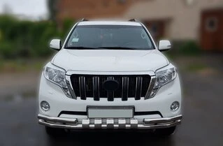 Передній захист F3-31 (нерж) для Toyota Land Cruiser Prado 150