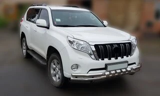 Передній захист F3-31 (нерж) для Toyota Land Cruiser Prado 150