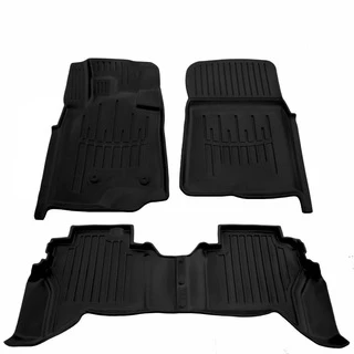 Килимки Stingray 3D (4 шт, поліуретан) для Mitsubishi Pajero Wagon IV