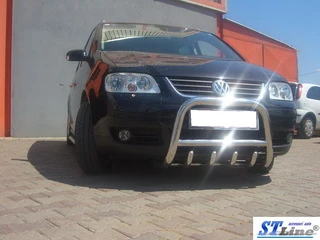 Кенгурятник QT006 (нерж) для Volkswagen Touran 2003-2010 рр