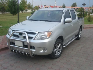 Кенгурятник QT007 (нерж.) для Toyota Hilux 2006-2015 рр