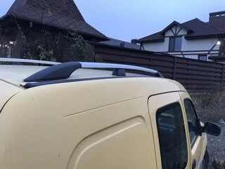 Рейлінги Хром Стандартна база, Чавунні ніжки для Renault Kangoo 1998-2008 рр