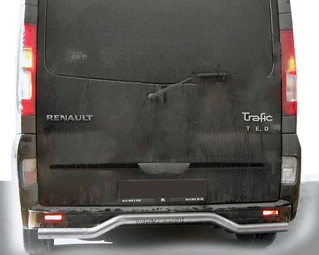 Задній захист AK006 (нерж) для Nissan Primastar 2002-2014 рр