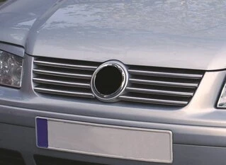 Накладки на решітку (8 шт, нерж) для Volkswagen Bora 1998-2004 рр
