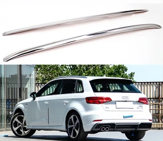 Рейлінги (2 шт, алюміній) для Ауди A3 2012-2020 рр