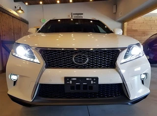 Передній бампер F-Sport (рестайлінг) 2009-2012, з фарами для Lexus RX рр
