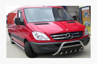 Кенгурятник WT003 (нерж.) 60мм, без напису для Mercedes Sprinter W906 2006-2018 рр