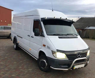 Кенгурятник з вусами (нерж.) для Mercedes Sprinter W901/902/903/904/905 1995-2006 рр