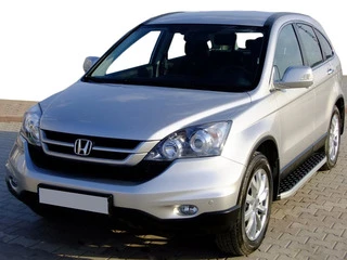 Бокові пороги BlackLine (2 шт, алюміній) для Honda CRV 2012-2016 рр