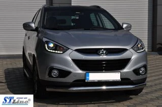 Передня дуга ST008 (нерж.) для Hyundai IX-35 2010-2015 рр