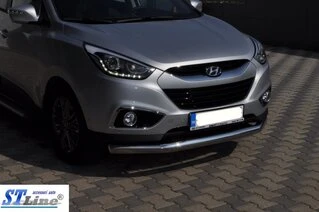 Передня дуга ST008 (нерж.) для Hyundai IX-35 2010-2015 рр