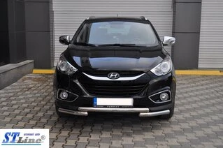 Передня дуга ST014-1 (нерж.) для Hyundai IX-35 2010-2015 рр