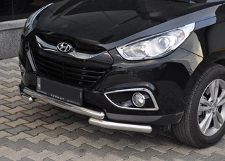 Передня дуга ST014-1 (нерж.) для Hyundai IX-35 2010-2015 рр