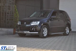Передній подвійний вус 60/42мм (нерж) для Suzuki Grand Vitara 2005-2017 рр