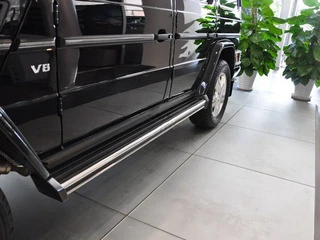 Бокові пороги ОЕМ (2 шт., алюміній) для Mercedes G сlass W463 1990-2018рр