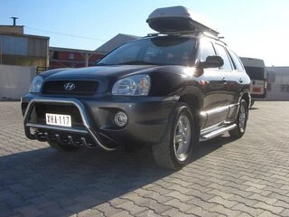 Кенгурятник WT003 (нерж.) для Hyundai Santa Fe 1 2000-2006 рр