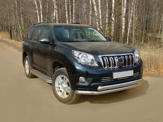 Передній захист ST014 (нерж) 70/42 мм для Toyota Land Cruiser Prado 150