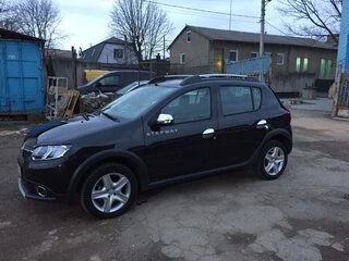 Накладки на дзеркала (2 шт., Нерж.) для Renault Sandero 2013-2022 рр