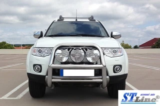 Кенгурятник WT018 (нерж.) для Mitsubishi L200 2006-2015 рр