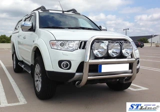 Кенгурятник WT018 (нерж.) для Mitsubishi L200 2006-2015 рр