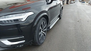 Бокові пороги Shining (2 шт., Алюміній) для Volvo XC90 2015- рр
