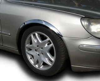 Накладки на арки (4 шт, нерж) для Mercedes S-сlass W220
