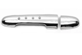 Накладка на ручку з дірками (1 шт, нерж) для Mercedes Vito W639 2004-2014 рр