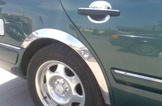 Накладки на арки (4 шт, нерж) для Mercedes E-сlass W210 1995-2002 рр