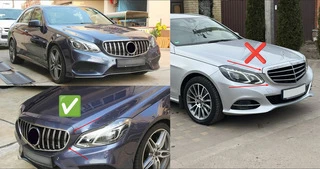 Передня решітка GT Panamericana (для Avantgarde і AMG-Line, 2013-2016) для Mercedes E-сlass W212 рр