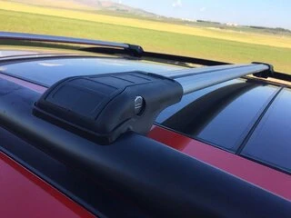 Перемички на рейлінги під ключ Wingbar V1 (2 шт) до 110 см, Чорний для Ford Kuga/Escape 2013-2019 рр