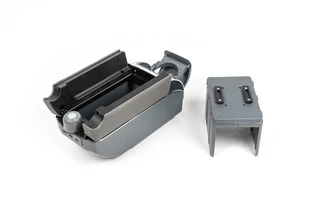 Передній захист Texas (76мм, чорний) для Mitsubishi L200 2006-2015 рр