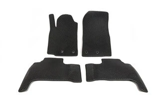 Поліуретанові килимки (2012-2021, EVA, чорні) для Toyota Land Cruiser 200