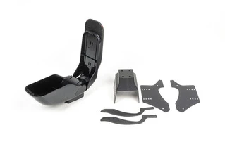 Універсальний підлокітник (чорний із червоним)