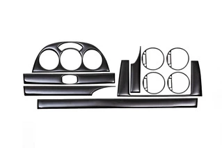 Накладки на панель HB/SW (Meric) Чорний рояль для Chevrolet Lacetti
