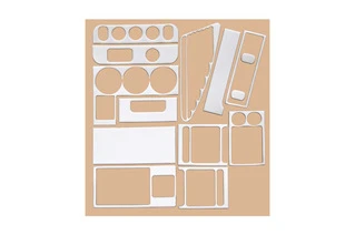 Накладки на панель (1996-2002) Алюміній для Citroen Berlingo рр