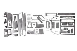 Накладки на панель (Meric, 50 деталей) Карбон для Mercedes Sprinter W906 2006-2018 рр