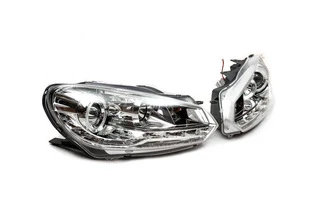 Передні фари Silver (2 шт, LED) для Volkswagen Golf 6