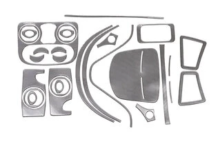 Накладки на панель Карбон для Fiat Doblo I 2001-2005 рр