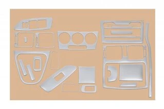 Накладки на панель Алюміній для Toyota Auris 2007-2012 рр