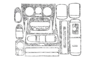 Накладки на панель Титан для Seat Leon 1999-2005 рр