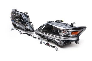 Передня оптика (2 шт, рестайлінг) для Lexus RX 2009-2015 рр