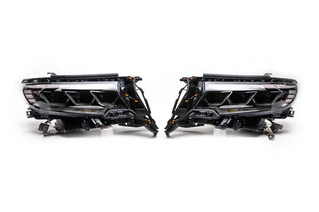 Передня оптика Lexus-design-3-LED (2017-2025, 2 шт) для Toyota Land Cruiser Prado 150