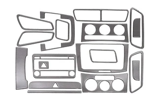 Накладки на панель Титан для Volkswagen Passat B6 2006-2012рр