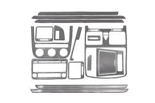 Накладки на панель Карбон для Volkswagen Jetta 2006-2011 рр