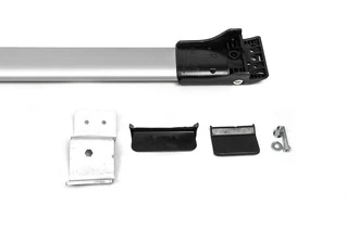 Перемички на рейлінги під ключ (2 шт) Чорний для Skoda Yeti 2009-2017 рр