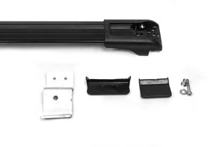 Перемички на рейлінги під ключ (2 шт) Чорний для Skoda Yeti 2009-2017 рр